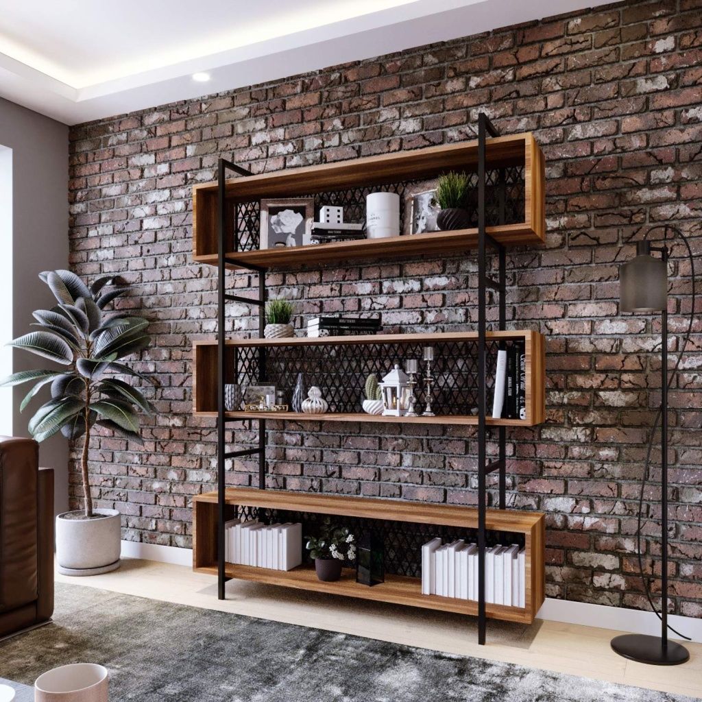 180*140*30 Işıl Duvar Tipi Dekoratif Açık Raf