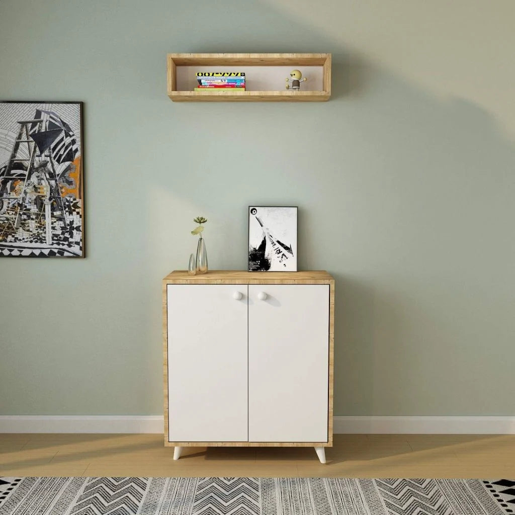 Nisa Ayakkabılık Atlantik Çam Beyaz 80*80*40 cm